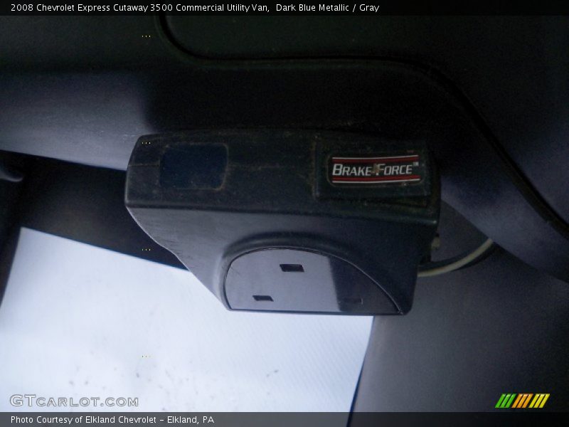 Dark Blue Metallic / Gray 2008 Chevrolet Express Cutaway 3500 Commercial Utility Van