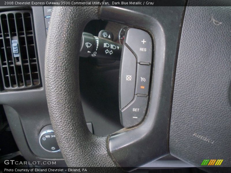 Dark Blue Metallic / Gray 2008 Chevrolet Express Cutaway 3500 Commercial Utility Van