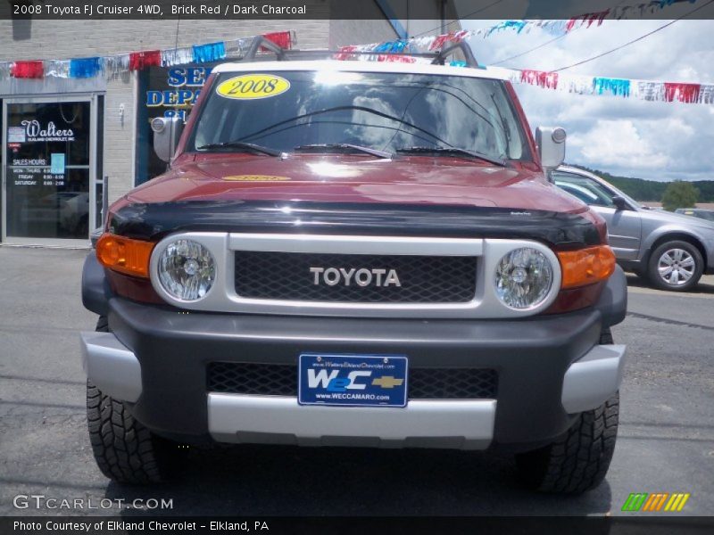 Brick Red / Dark Charcoal 2008 Toyota FJ Cruiser 4WD