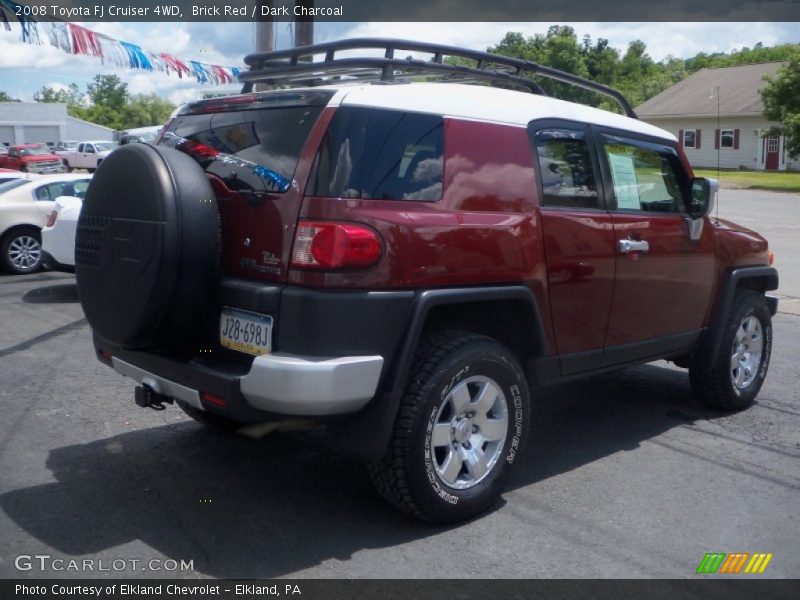 Brick Red / Dark Charcoal 2008 Toyota FJ Cruiser 4WD