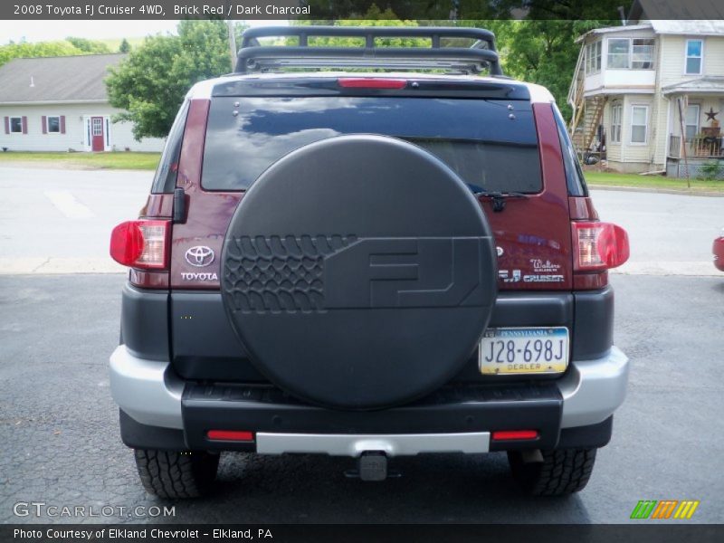 Brick Red / Dark Charcoal 2008 Toyota FJ Cruiser 4WD