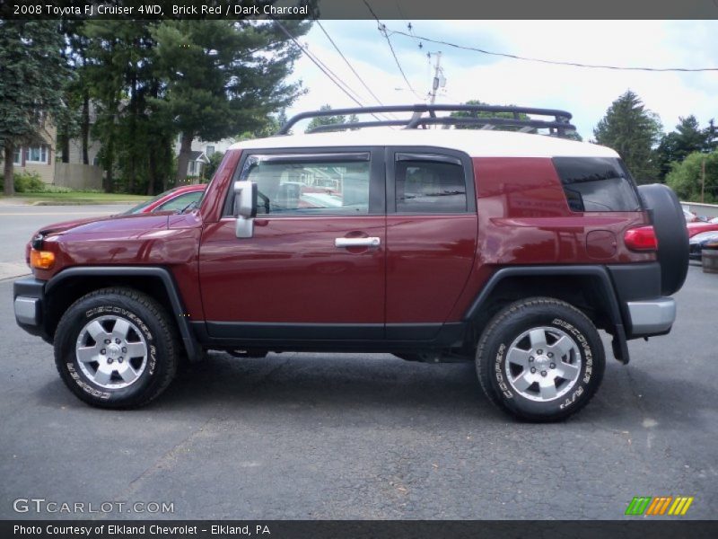 Brick Red / Dark Charcoal 2008 Toyota FJ Cruiser 4WD