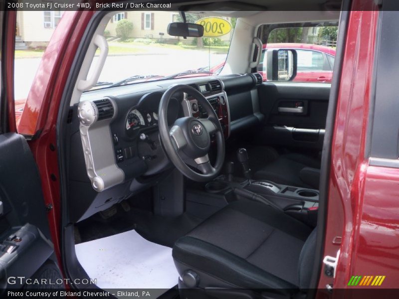 Brick Red / Dark Charcoal 2008 Toyota FJ Cruiser 4WD