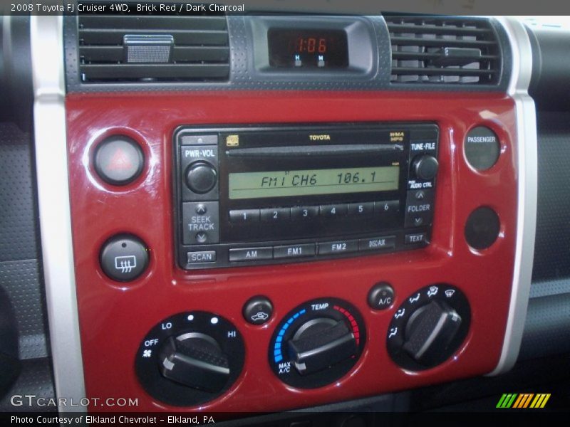 Brick Red / Dark Charcoal 2008 Toyota FJ Cruiser 4WD