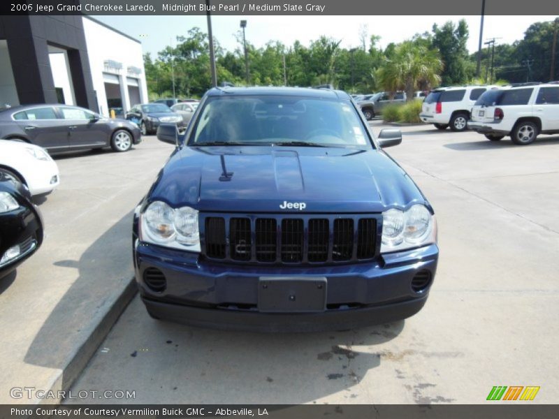 Midnight Blue Pearl / Medium Slate Gray 2006 Jeep Grand Cherokee Laredo