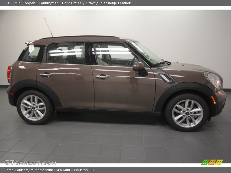 Light Coffee / Gravity Polar Beige Leather 2012 Mini Cooper S Countryman