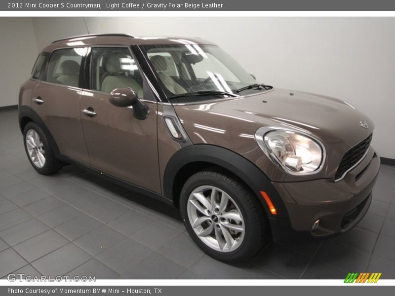 Light Coffee / Gravity Polar Beige Leather 2012 Mini Cooper S Countryman