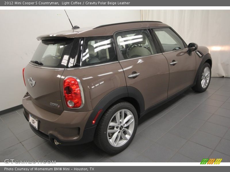 Light Coffee / Gravity Polar Beige Leather 2012 Mini Cooper S Countryman