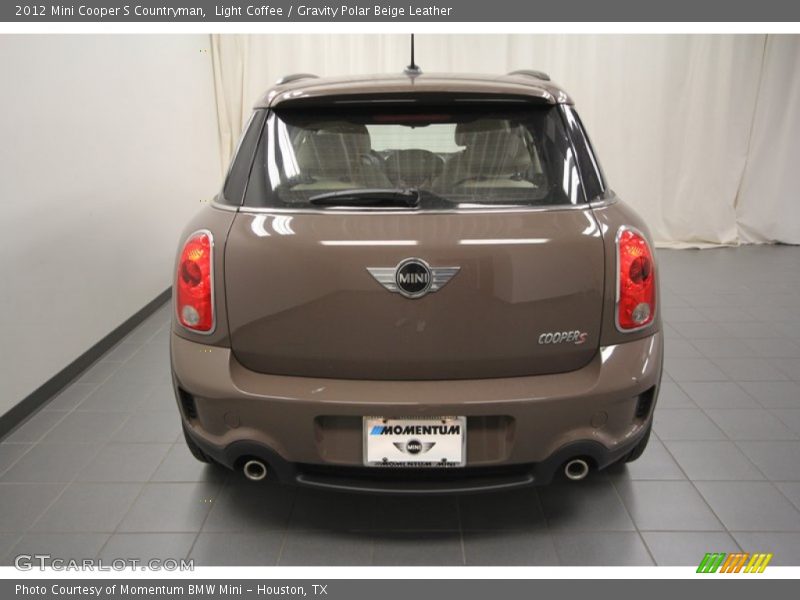 Light Coffee / Gravity Polar Beige Leather 2012 Mini Cooper S Countryman