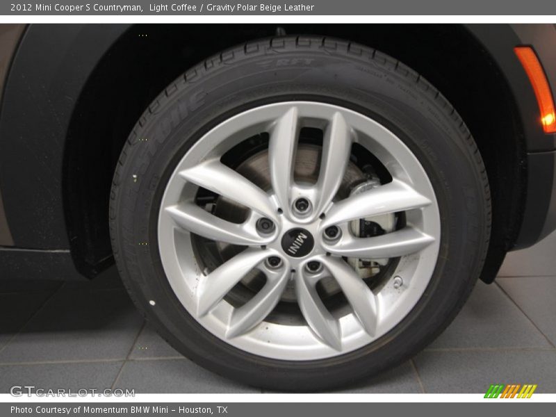 Light Coffee / Gravity Polar Beige Leather 2012 Mini Cooper S Countryman
