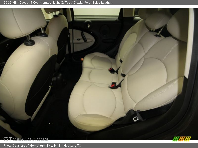 Light Coffee / Gravity Polar Beige Leather 2012 Mini Cooper S Countryman