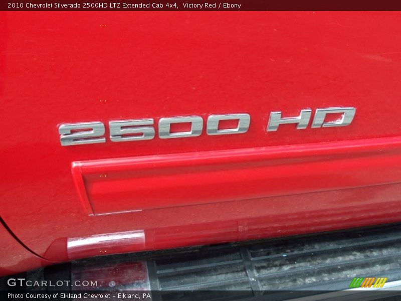 Victory Red / Ebony 2010 Chevrolet Silverado 2500HD LTZ Extended Cab 4x4