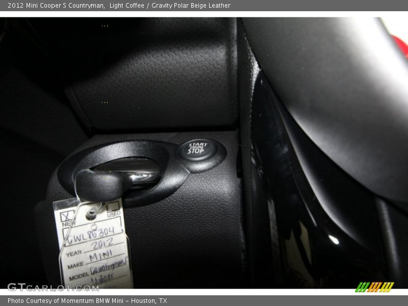 Light Coffee / Gravity Polar Beige Leather 2012 Mini Cooper S Countryman
