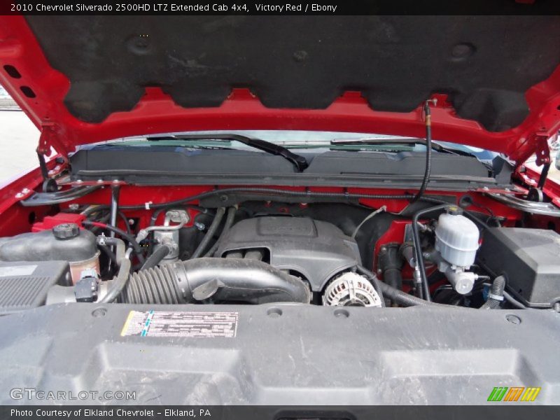Victory Red / Ebony 2010 Chevrolet Silverado 2500HD LTZ Extended Cab 4x4