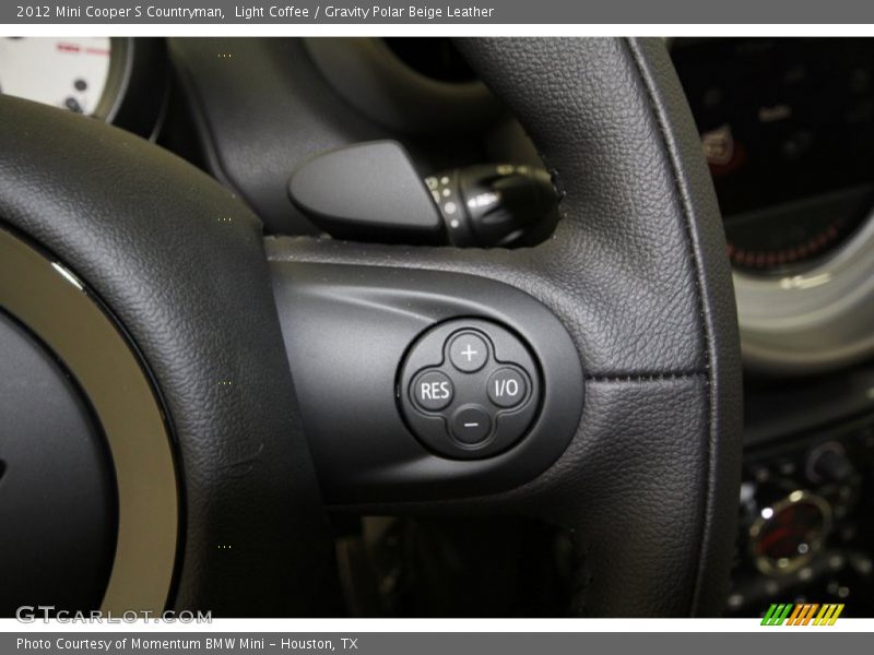 Light Coffee / Gravity Polar Beige Leather 2012 Mini Cooper S Countryman