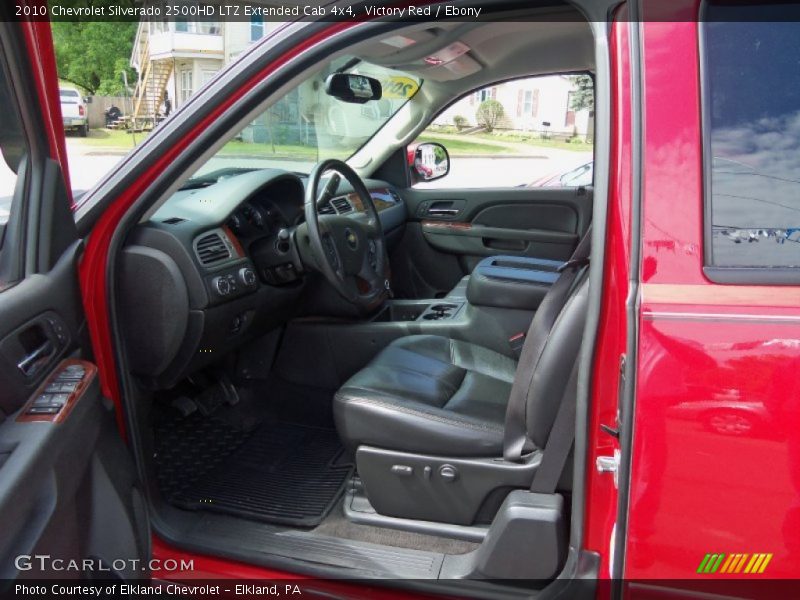 Victory Red / Ebony 2010 Chevrolet Silverado 2500HD LTZ Extended Cab 4x4