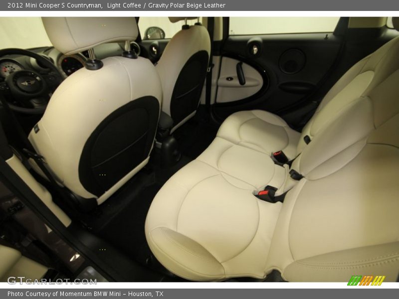 Light Coffee / Gravity Polar Beige Leather 2012 Mini Cooper S Countryman
