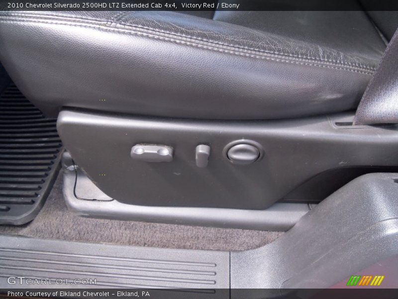Victory Red / Ebony 2010 Chevrolet Silverado 2500HD LTZ Extended Cab 4x4