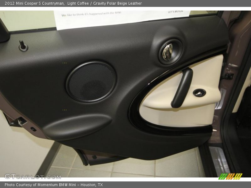 Light Coffee / Gravity Polar Beige Leather 2012 Mini Cooper S Countryman