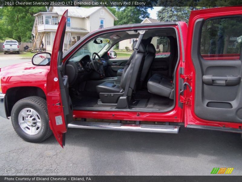 Victory Red / Ebony 2010 Chevrolet Silverado 2500HD LTZ Extended Cab 4x4