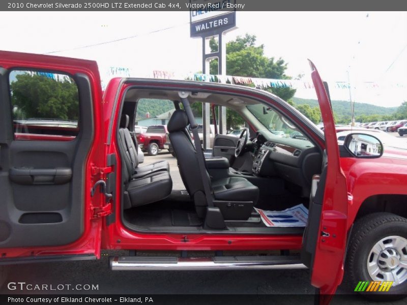 Victory Red / Ebony 2010 Chevrolet Silverado 2500HD LTZ Extended Cab 4x4