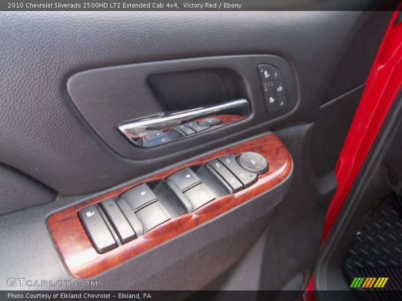 Victory Red / Ebony 2010 Chevrolet Silverado 2500HD LTZ Extended Cab 4x4