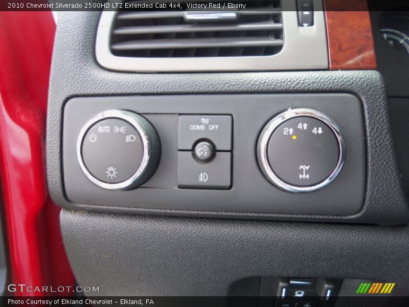 Victory Red / Ebony 2010 Chevrolet Silverado 2500HD LTZ Extended Cab 4x4