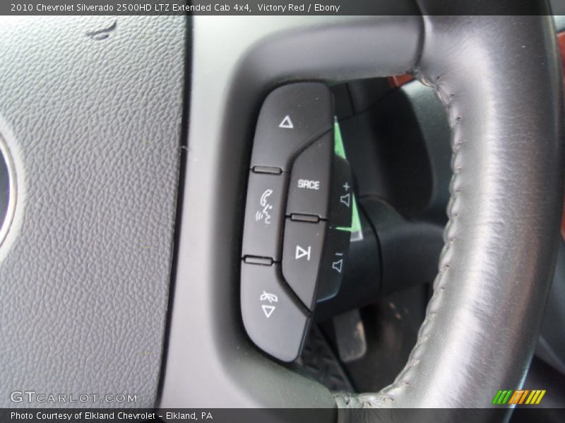 Victory Red / Ebony 2010 Chevrolet Silverado 2500HD LTZ Extended Cab 4x4
