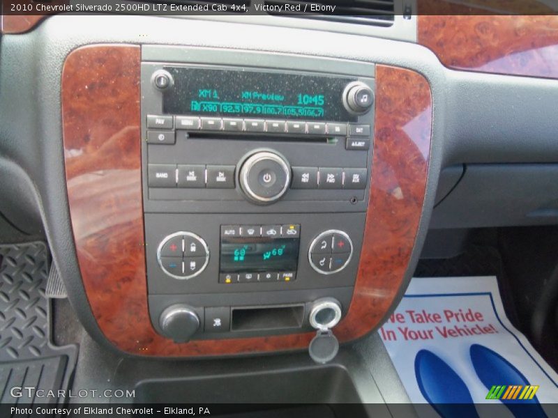 Victory Red / Ebony 2010 Chevrolet Silverado 2500HD LTZ Extended Cab 4x4