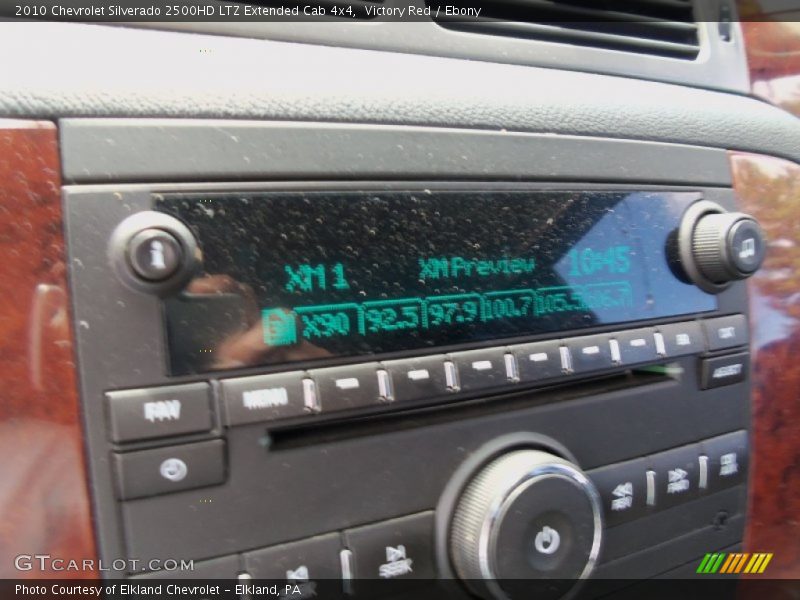 Victory Red / Ebony 2010 Chevrolet Silverado 2500HD LTZ Extended Cab 4x4