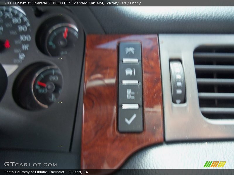 Victory Red / Ebony 2010 Chevrolet Silverado 2500HD LTZ Extended Cab 4x4