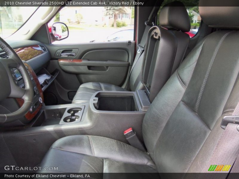Victory Red / Ebony 2010 Chevrolet Silverado 2500HD LTZ Extended Cab 4x4