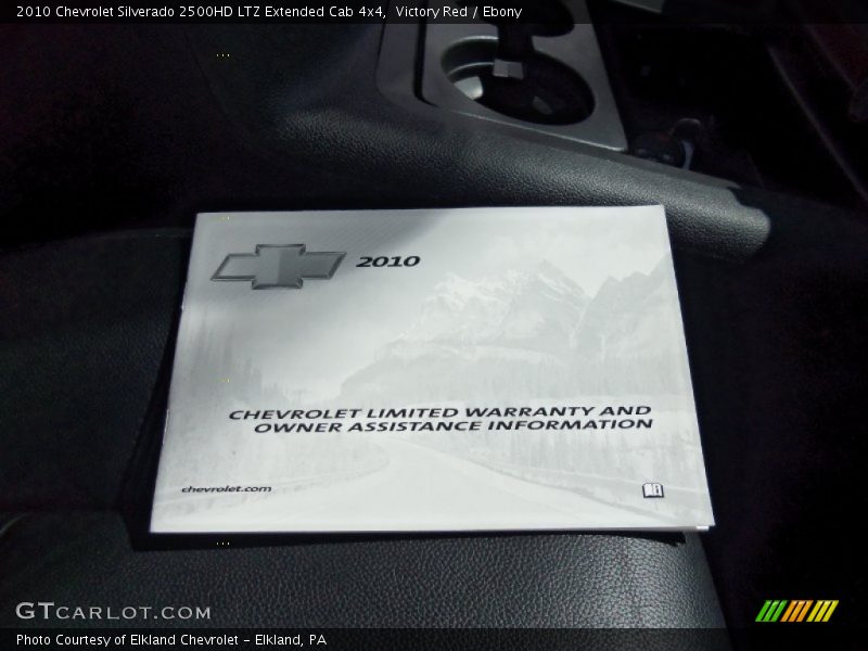 Victory Red / Ebony 2010 Chevrolet Silverado 2500HD LTZ Extended Cab 4x4