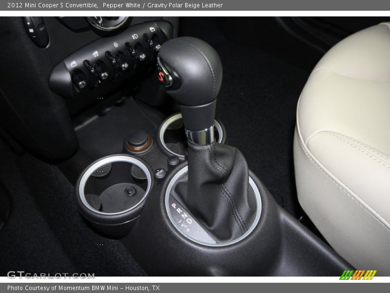 Pepper White / Gravity Polar Beige Leather 2012 Mini Cooper S Convertible