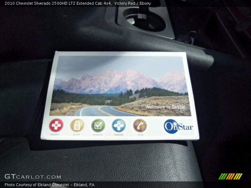 Victory Red / Ebony 2010 Chevrolet Silverado 2500HD LTZ Extended Cab 4x4