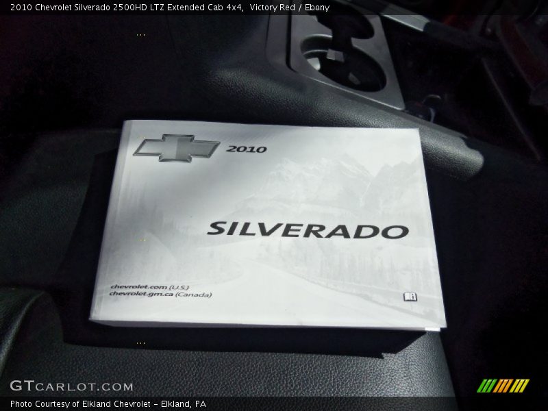 Victory Red / Ebony 2010 Chevrolet Silverado 2500HD LTZ Extended Cab 4x4