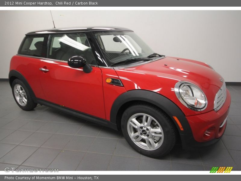 Chili Red / Carbon Black 2012 Mini Cooper Hardtop