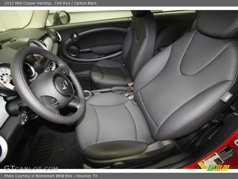 Chili Red / Carbon Black 2012 Mini Cooper Hardtop