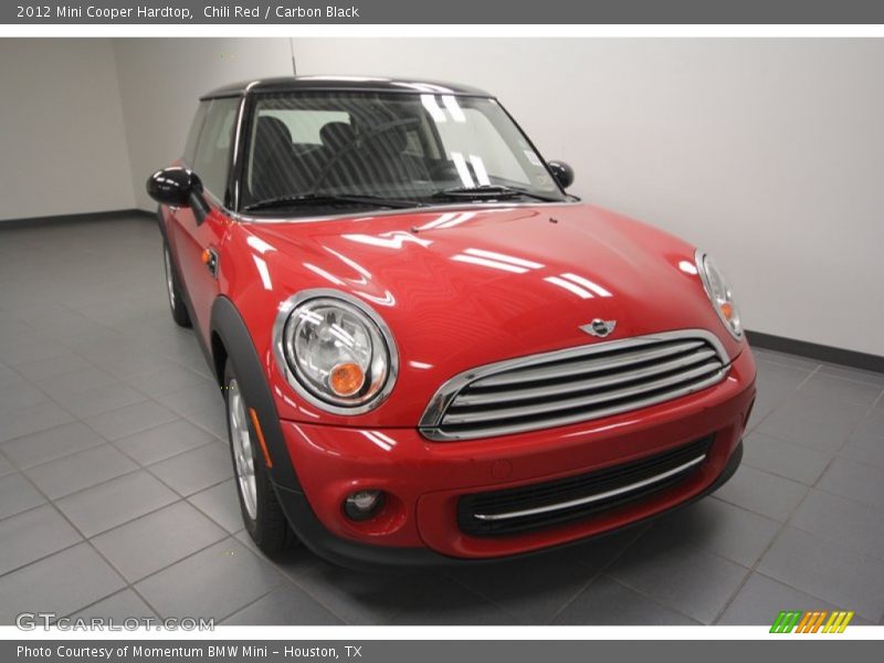 Chili Red / Carbon Black 2012 Mini Cooper Hardtop