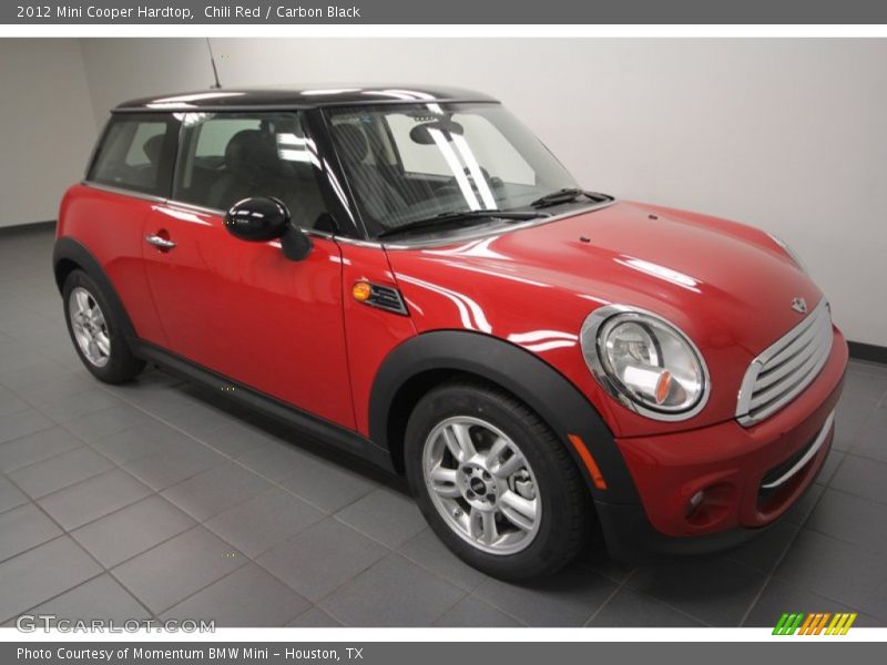 Chili Red / Carbon Black 2012 Mini Cooper Hardtop