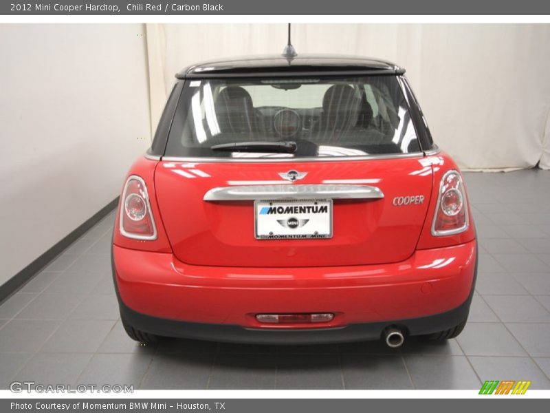 Chili Red / Carbon Black 2012 Mini Cooper Hardtop