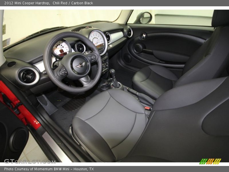 Chili Red / Carbon Black 2012 Mini Cooper Hardtop