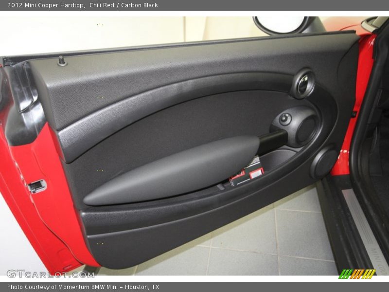 Chili Red / Carbon Black 2012 Mini Cooper Hardtop