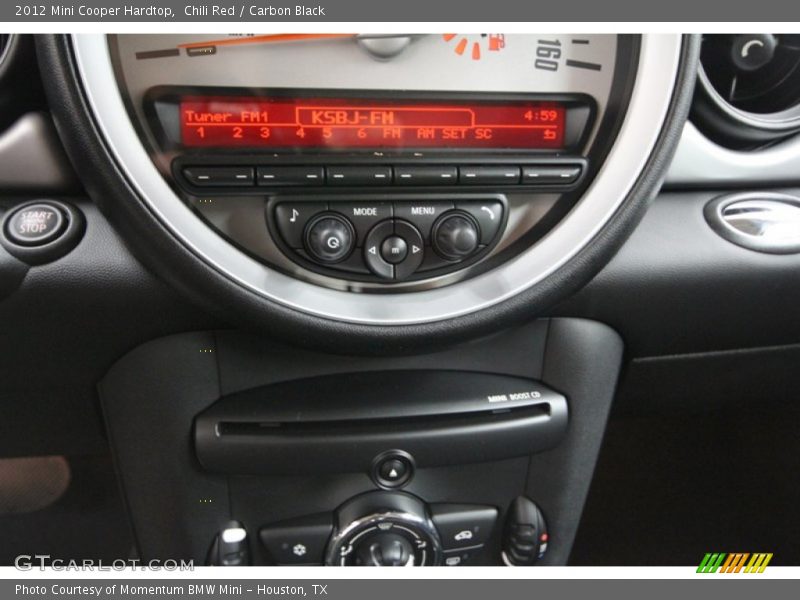 Chili Red / Carbon Black 2012 Mini Cooper Hardtop