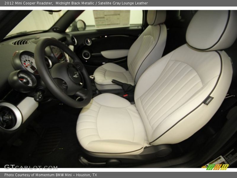  2012 Cooper Roadster Satellite Gray Lounge Leather Interior