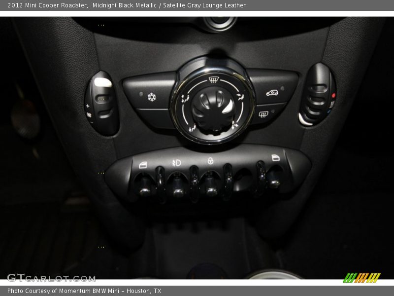 Midnight Black Metallic / Satellite Gray Lounge Leather 2012 Mini Cooper Roadster