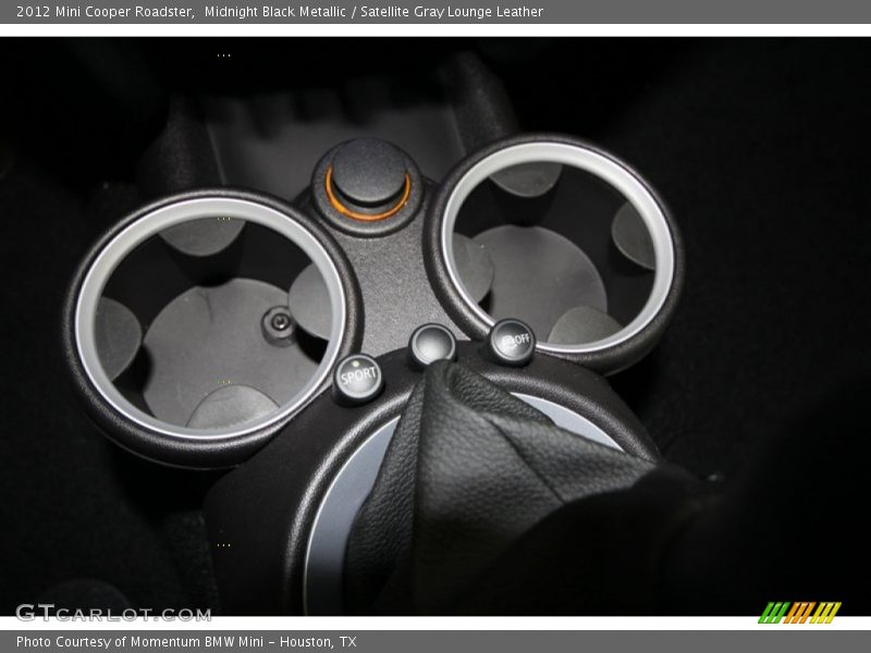 Midnight Black Metallic / Satellite Gray Lounge Leather 2012 Mini Cooper Roadster