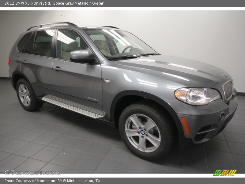 Space Gray Metallic / Oyster 2012 BMW X5 xDrive35d
