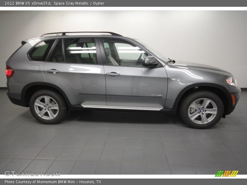 Space Gray Metallic / Oyster 2012 BMW X5 xDrive35d