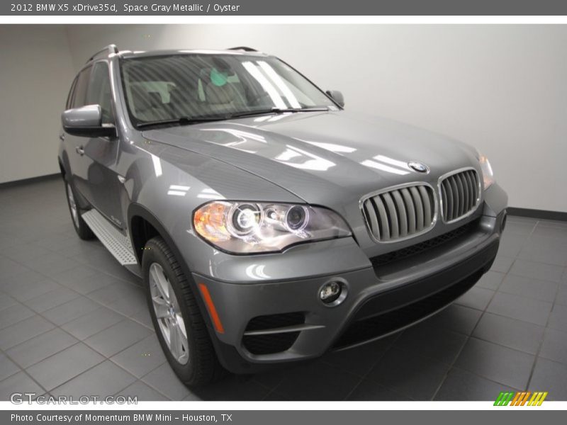 Space Gray Metallic / Oyster 2012 BMW X5 xDrive35d